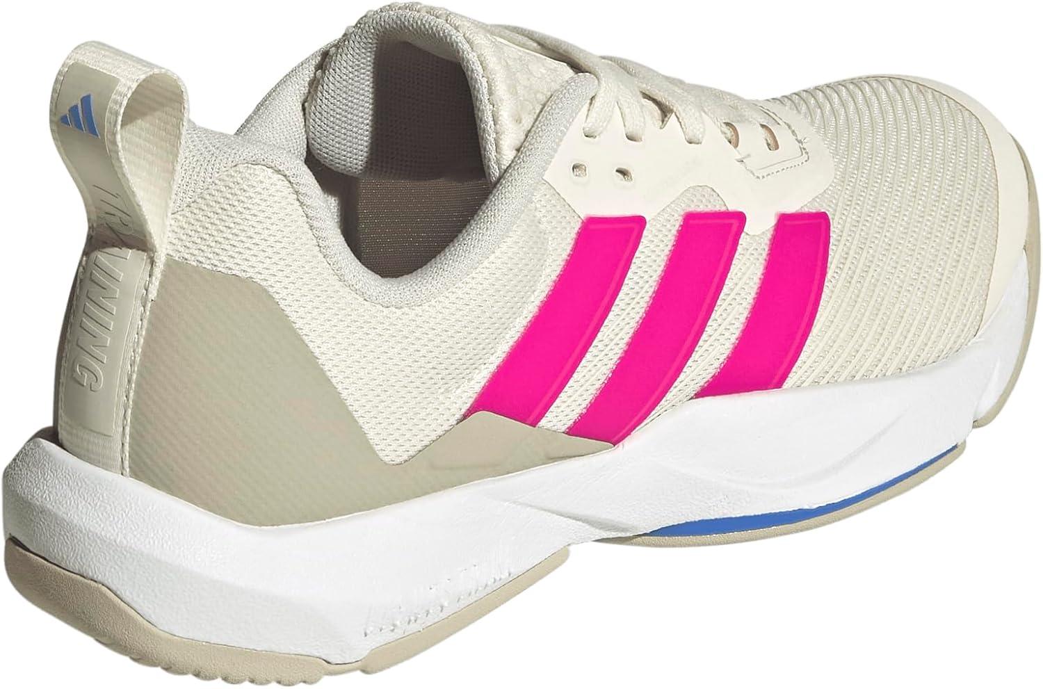 imageAdidas Womens Rapidmove 2 Training SneakerChalk WhiteShock PinkBlue Fusion