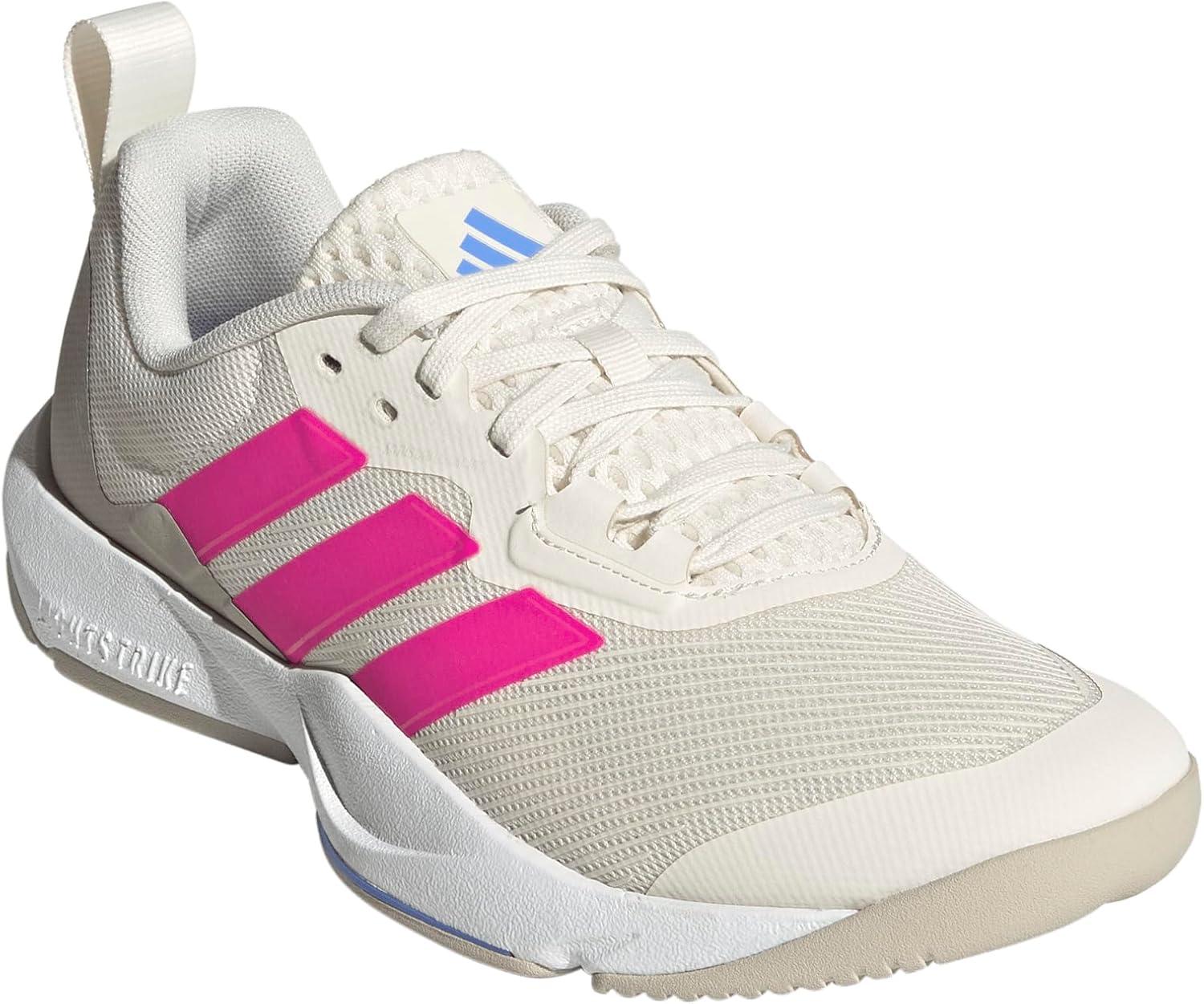 imageAdidas Womens Rapidmove 2 Training SneakerChalk WhiteShock PinkBlue Fusion