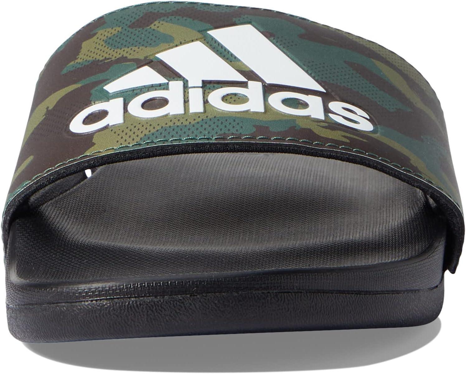 imageadidas Adilette Comfort Slides SandalBlackBlackWhite