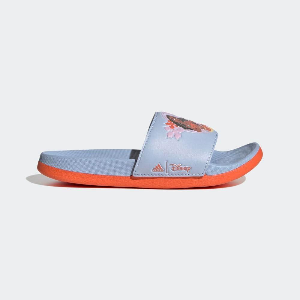 imageadidas Adilette Comfort Slides SandalBlue DawnSemi Impact OrangeBlue Dawn Moana
