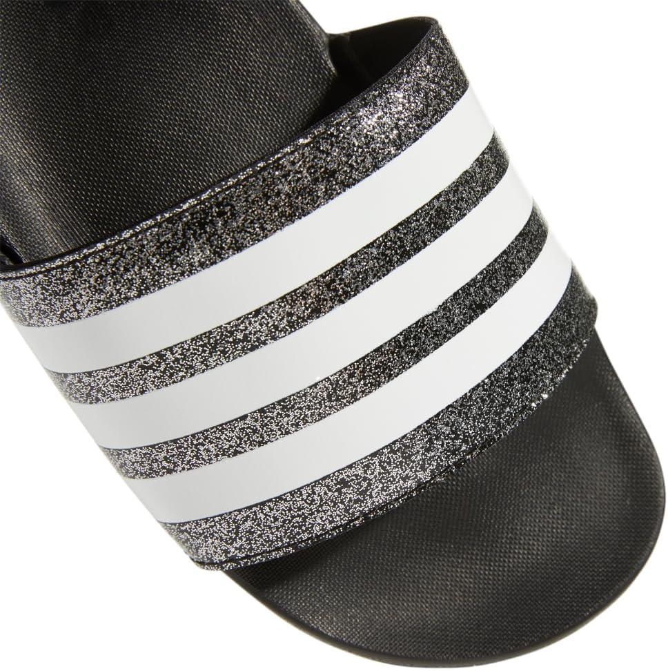 imageadidas Adilette Comfort Slides SandalCore BlackWhiteCore Black