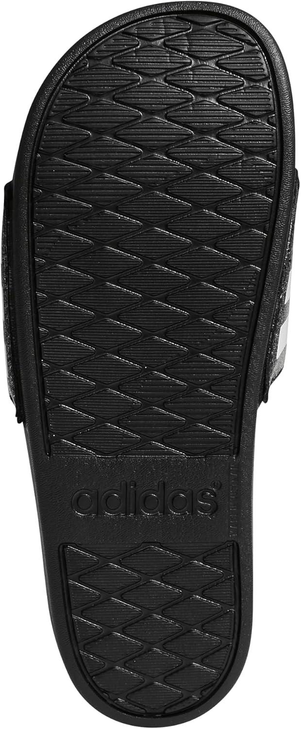 imageadidas Adilette Comfort Slides SandalCore BlackWhiteCore Black
