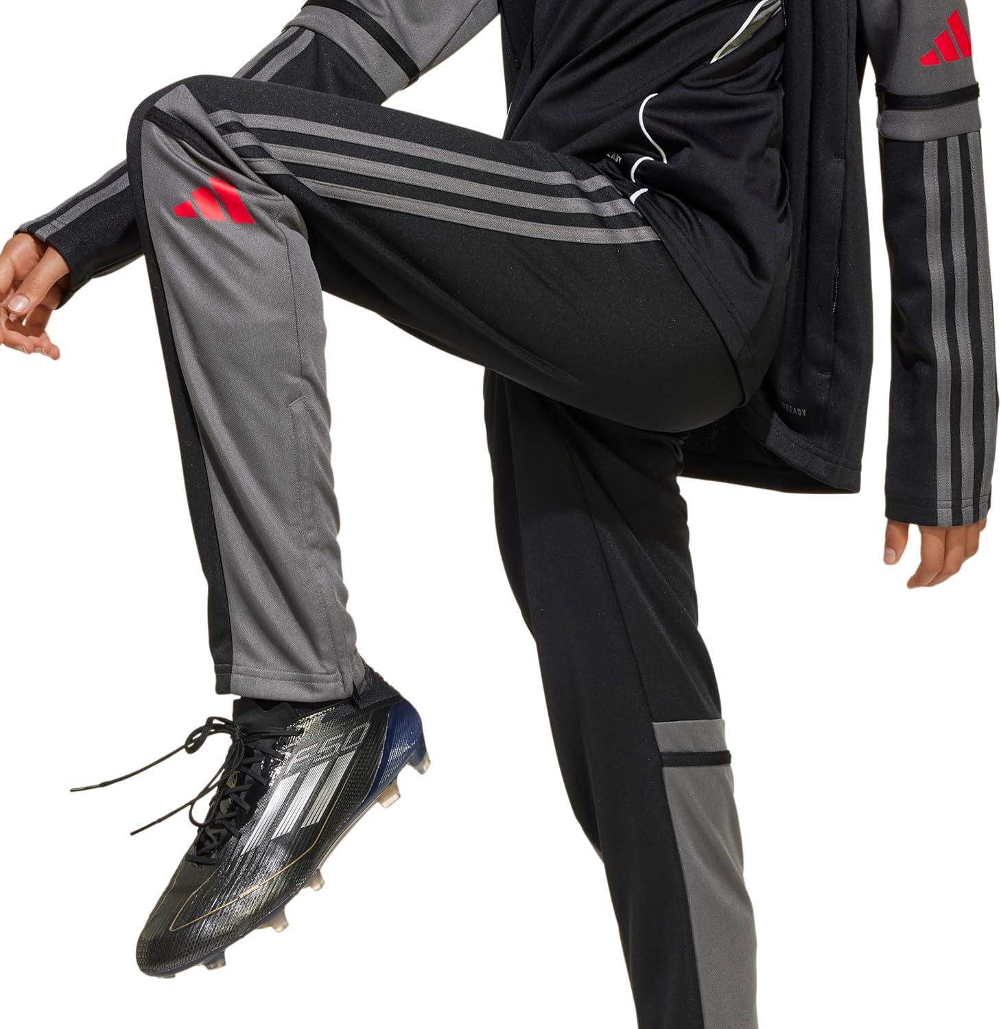 imageadidas Boys Squadra 25 Training PantsBlackTeam GreyPure Ruby