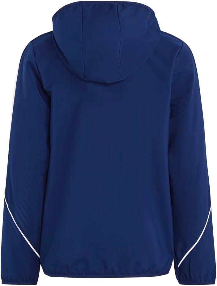 imageadidas Kids Boys Tiro23 League Windbreaker Soccer Cleats Full Zip  WhiteTeam Navy Blue