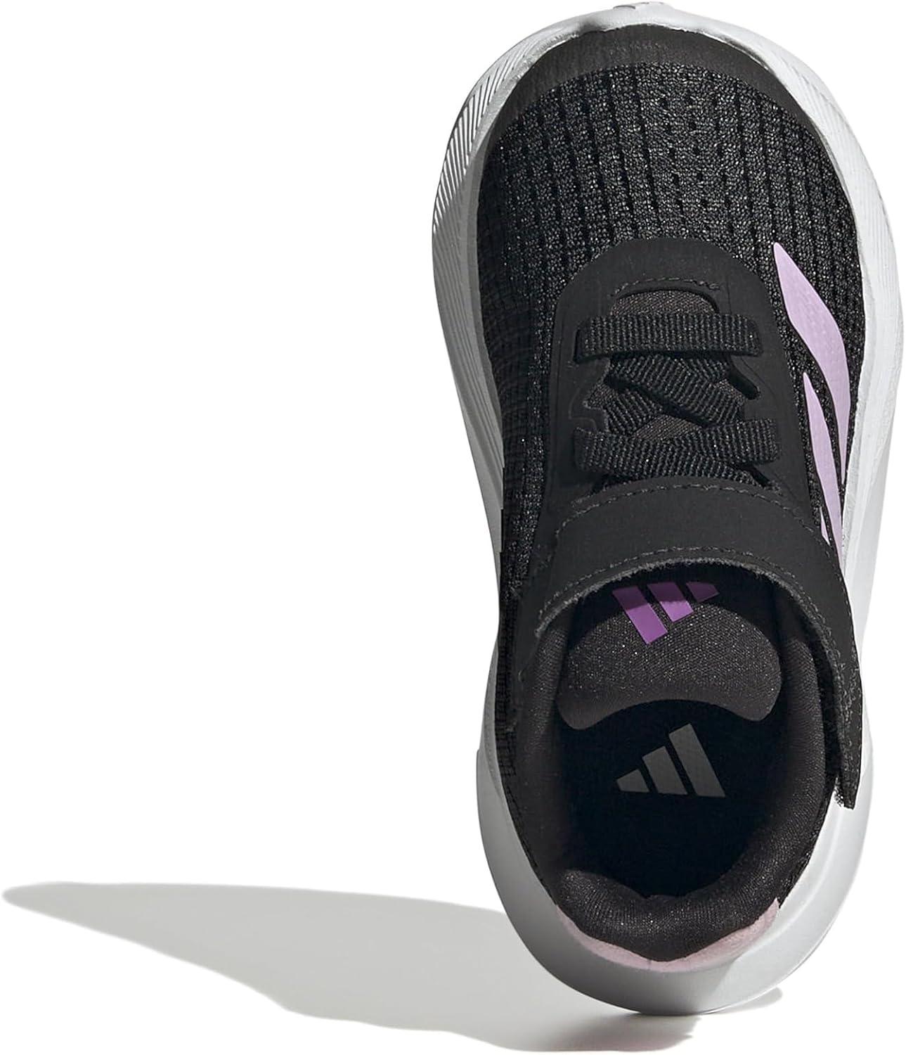 imageadidas Kids Duramo SL Elastic Lace SneakerBlackBliss LilacPurple Burst