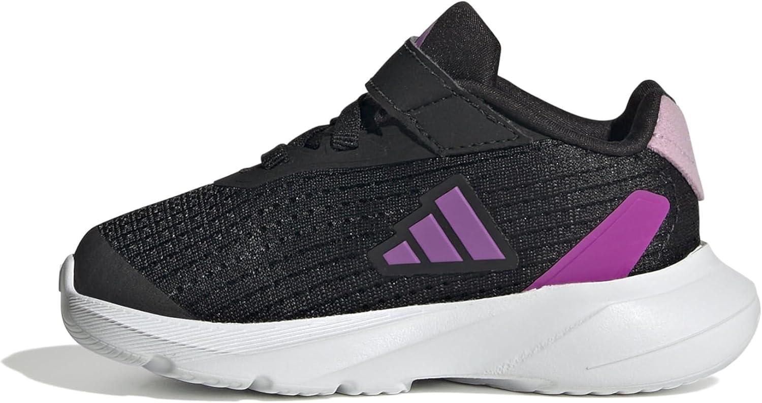 imageadidas Kids Duramo SL Elastic Lace SneakerBlackBliss LilacPurple Burst