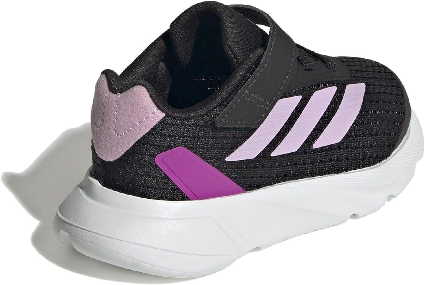 imageadidas Kids Duramo SL Elastic Lace SneakerBlackBliss LilacPurple Burst