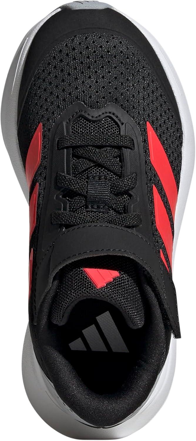 imageadidas Kids Duramo SL Elastic Lace SneakerBlackLucid RedHalo Silver