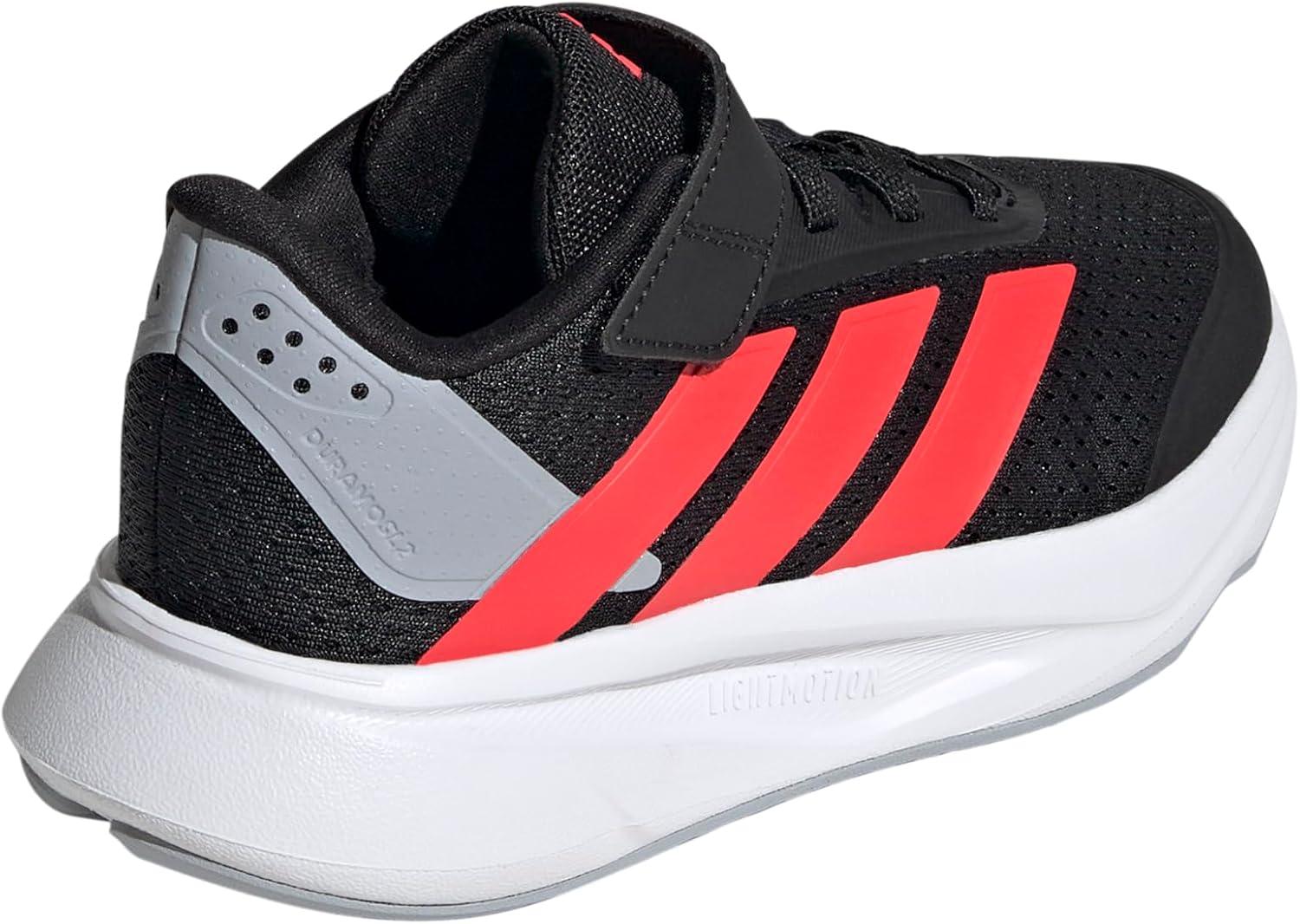 imageadidas Kids Duramo SL Elastic Lace SneakerBlackLucid RedHalo Silver