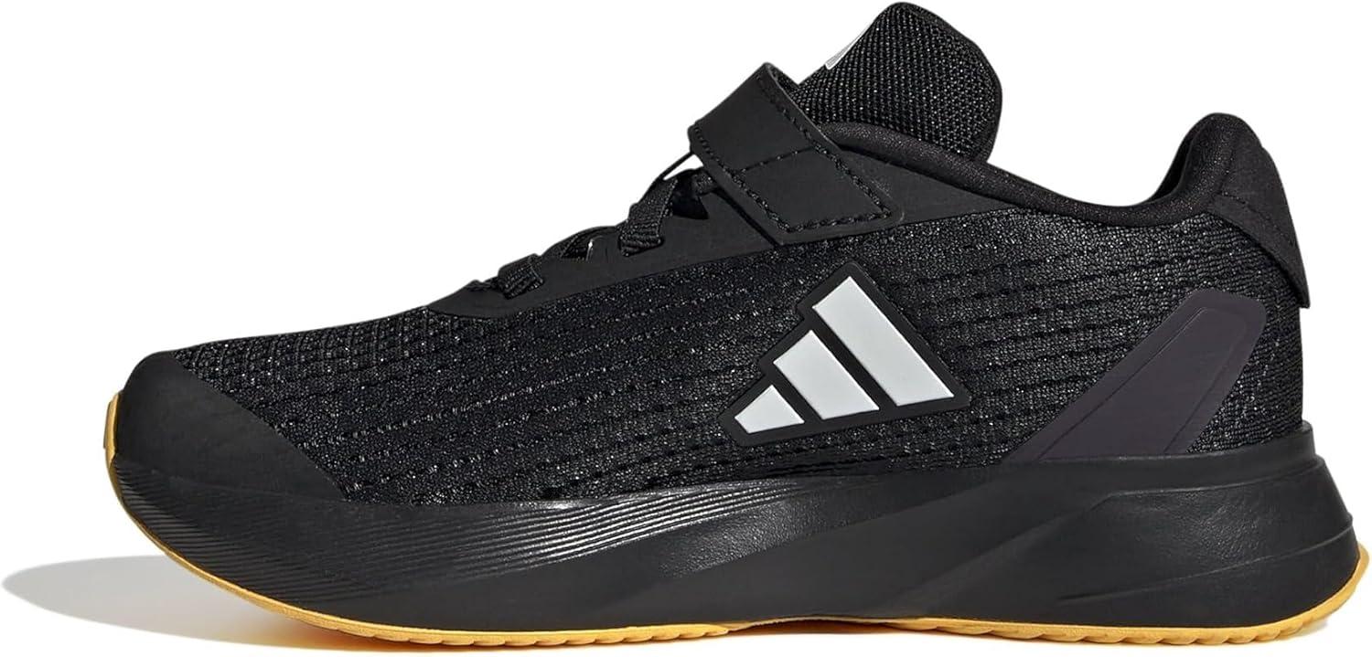 imageadidas Kids Duramo SL Elastic Lace SneakerBlackSparkZero Metallic