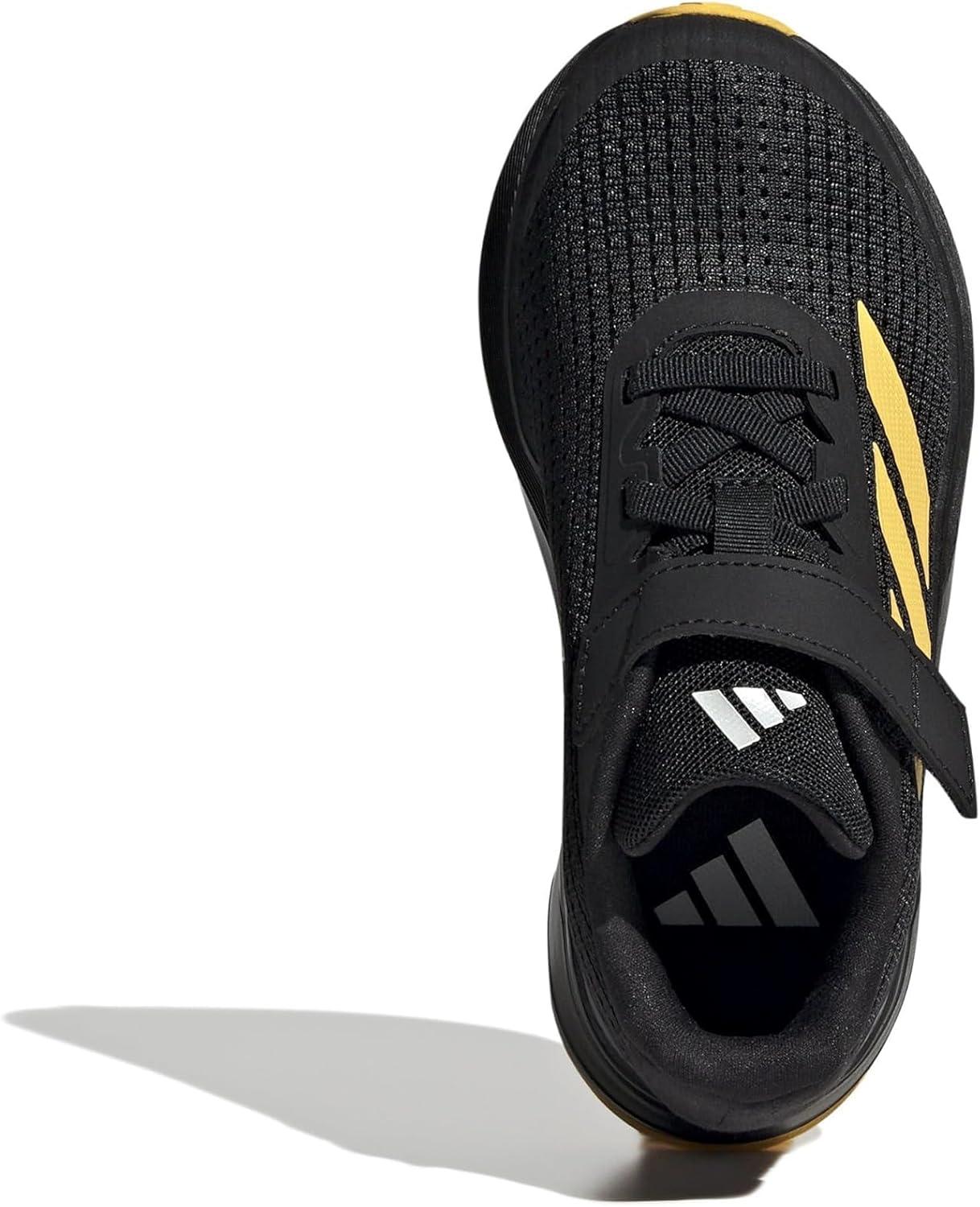 imageadidas Kids Duramo SL Elastic Lace SneakerBlackSparkZero Metallic