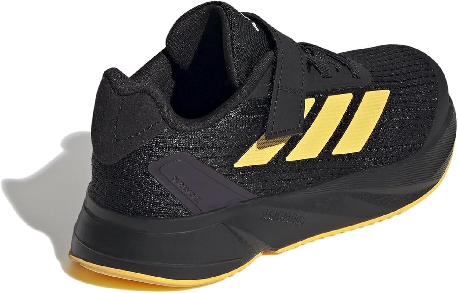 imageadidas Kids Duramo SL Elastic Lace SneakerBlackSparkZero Metallic
