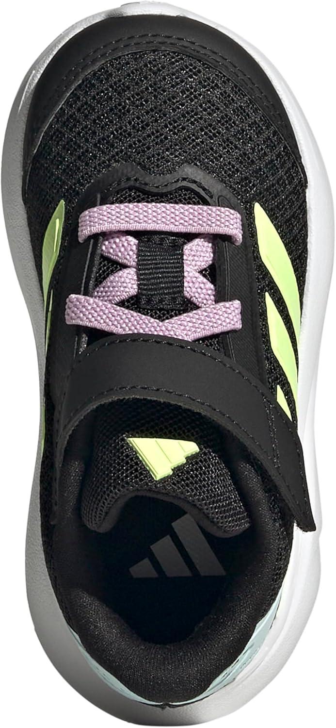 imageadidas Kids Duramo SL Elastic Lace SneakerBlackYellowBliss Lilac