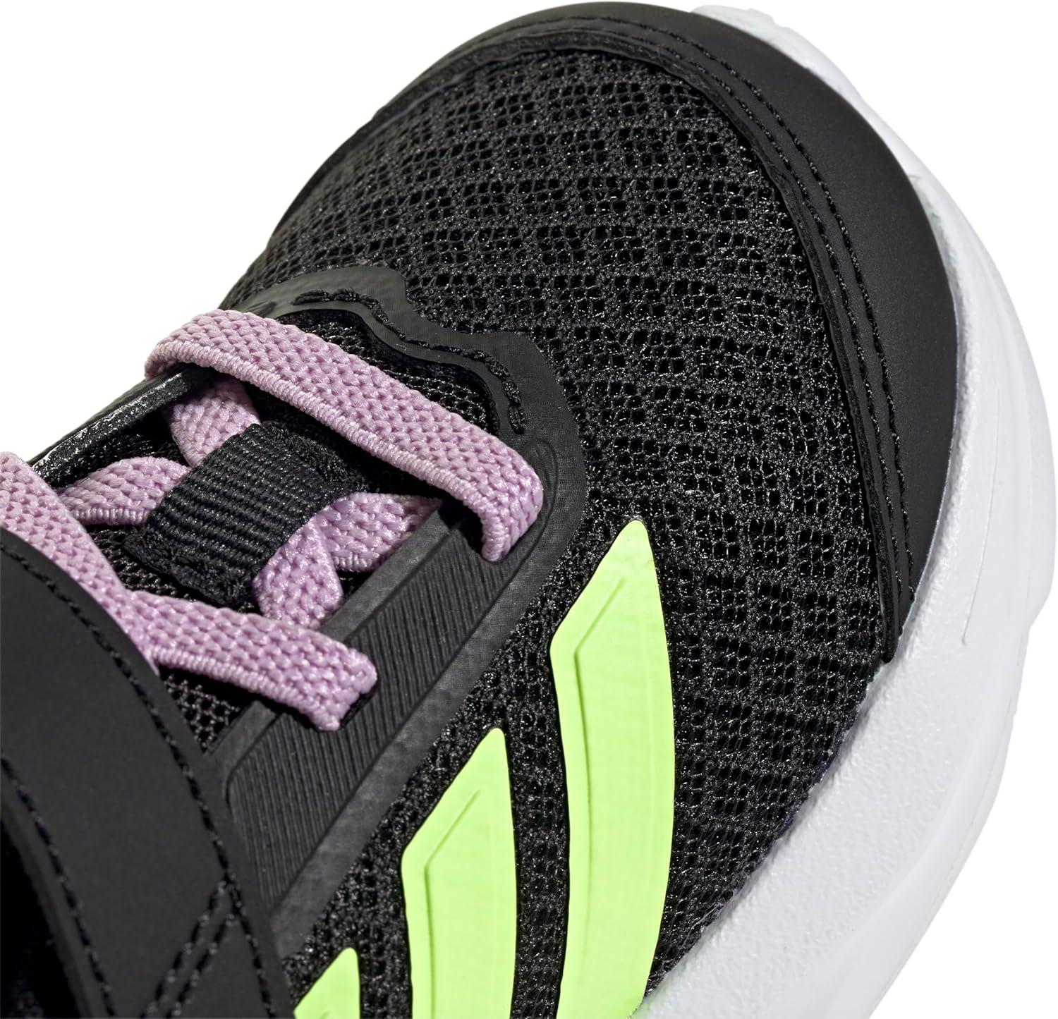 imageadidas Kids Duramo SL Elastic Lace SneakerBlackYellowBliss Lilac