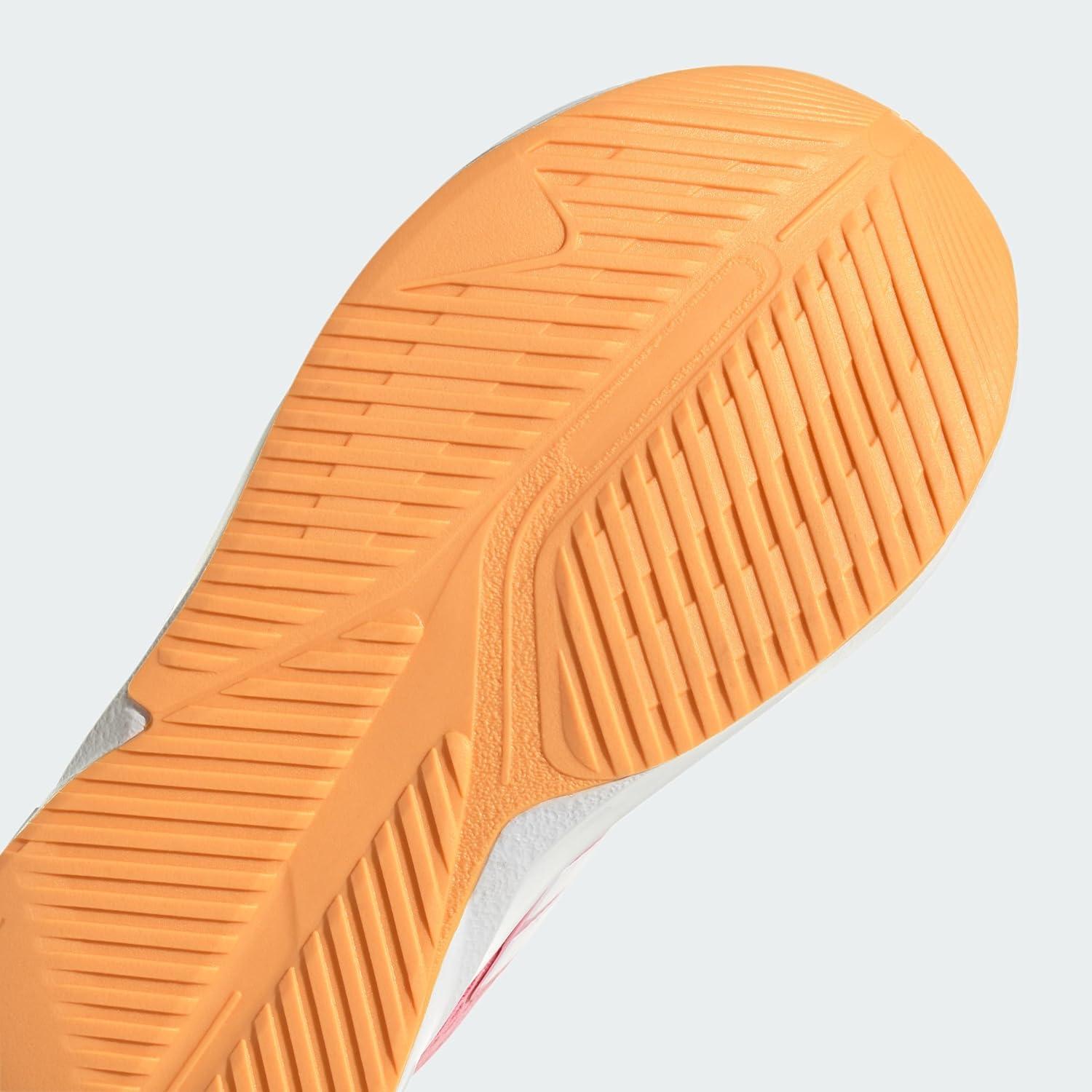 imageadidas Kids Duramo SL Elastic Lace SneakerBliss PinkWhiteHazy Orange Elastic Lace