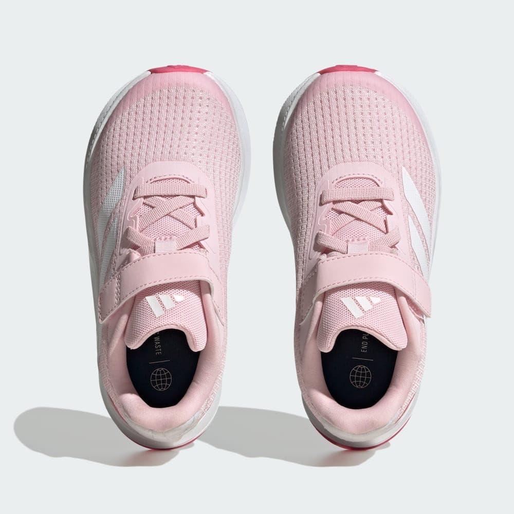 imageadidas Kids Duramo SL Elastic Lace SneakerClear PinkWhitePink Fusion