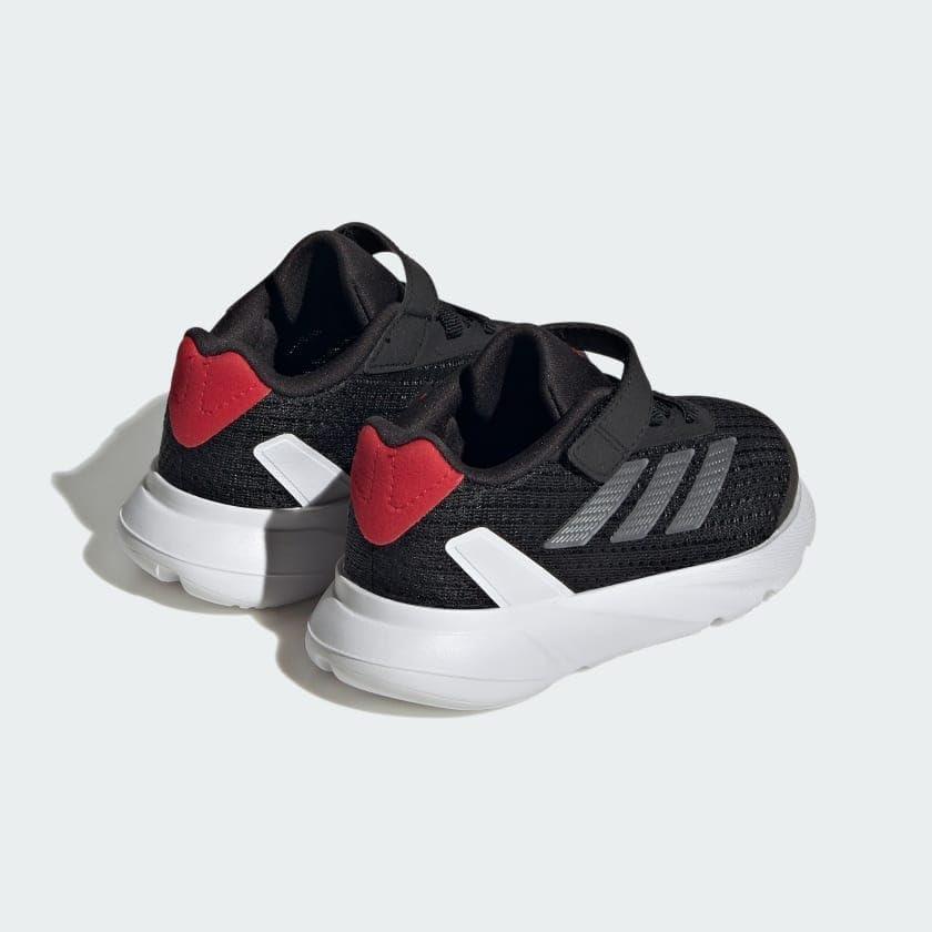imageadidas Kids Duramo SL Elastic Lace SneakerCore BlackIron MetallicBetter Scarlet