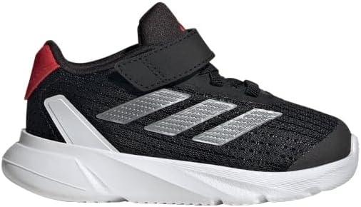 imageadidas Kids Duramo SL Elastic Lace SneakerCore BlackIron MetallicBetter Scarlet