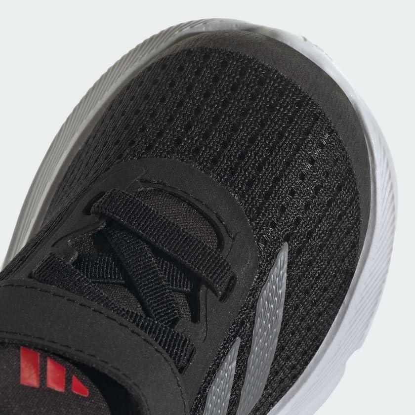 imageadidas Kids Duramo SL Elastic Lace SneakerCore BlackIron MetallicBetter Scarlet