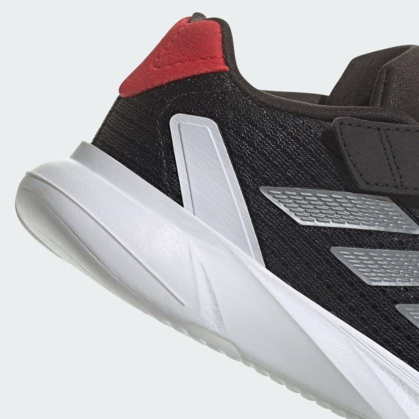 imageadidas Kids Duramo SL Elastic Lace SneakerCore BlackIron MetallicBetter Scarlet