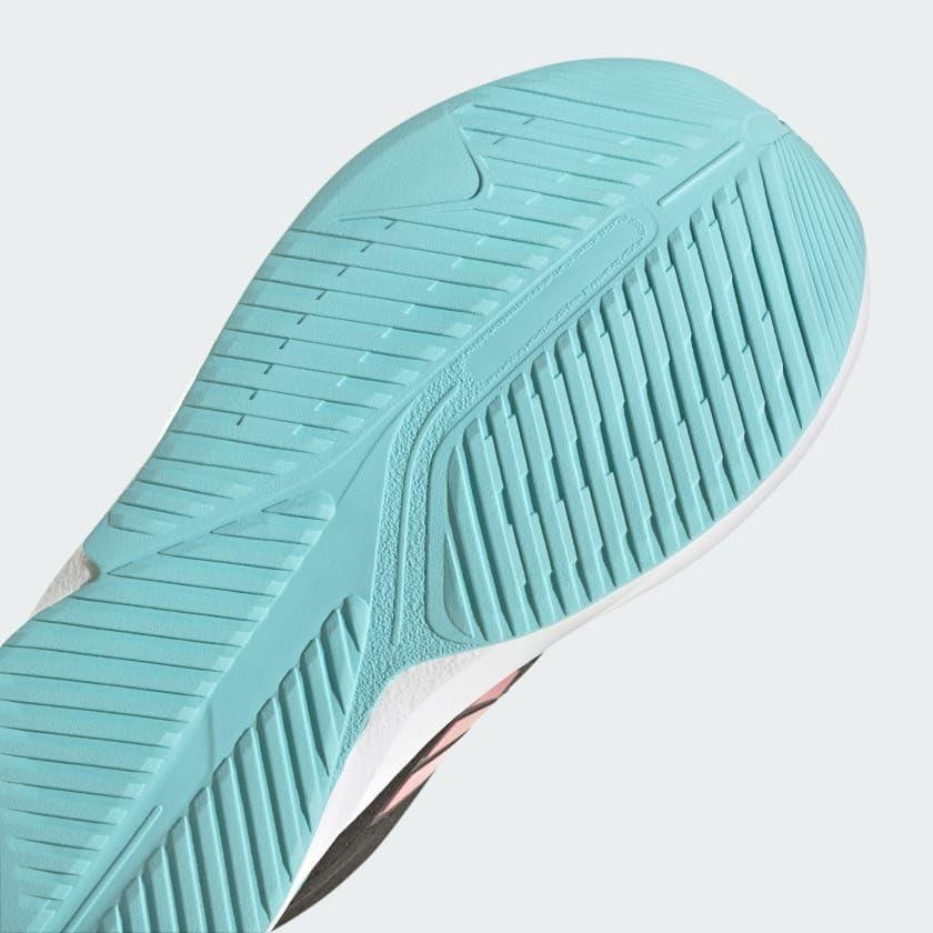 imageadidas Kids Duramo SL Elastic Lace SneakerCore BlackPink FusionWhite
