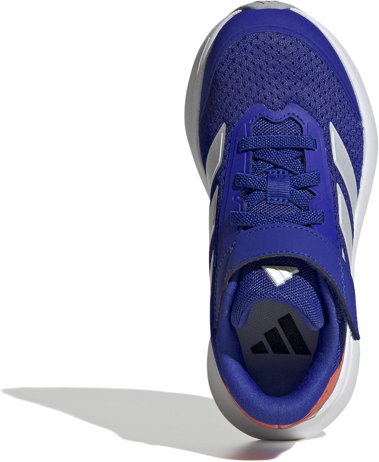 imageadidas Kids Duramo SL Elastic Lace SneakerLucid BlueZero MetallicImpact Orange