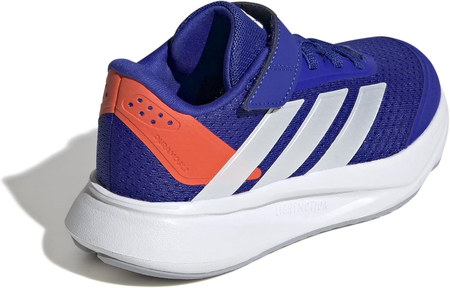imageadidas Kids Duramo SL Elastic Lace SneakerLucid BlueZero MetallicImpact Orange