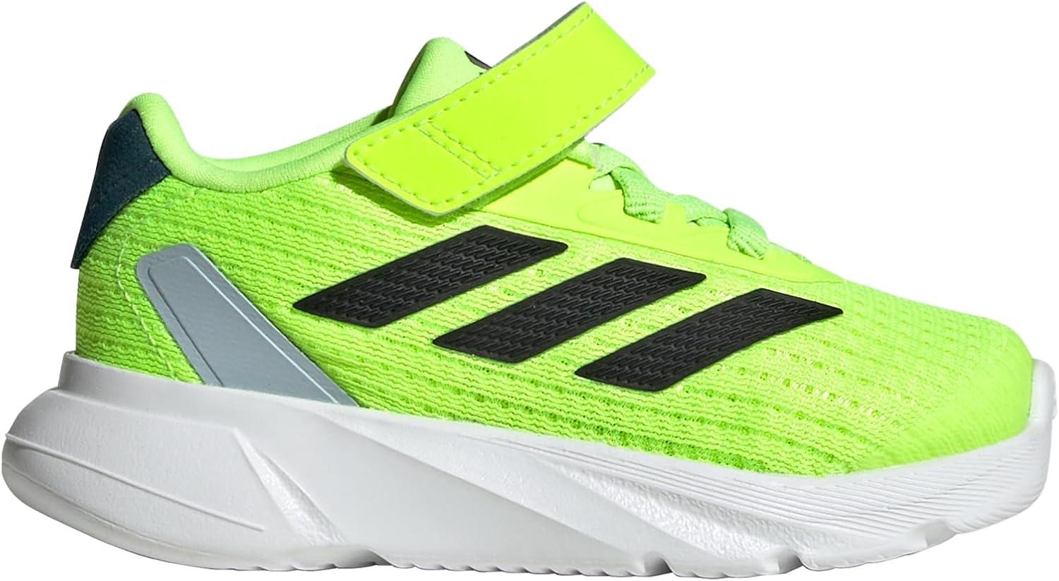 imageadidas Kids Duramo SL Elastic Lace SneakerLucid LemonCore BlackWonder Blue