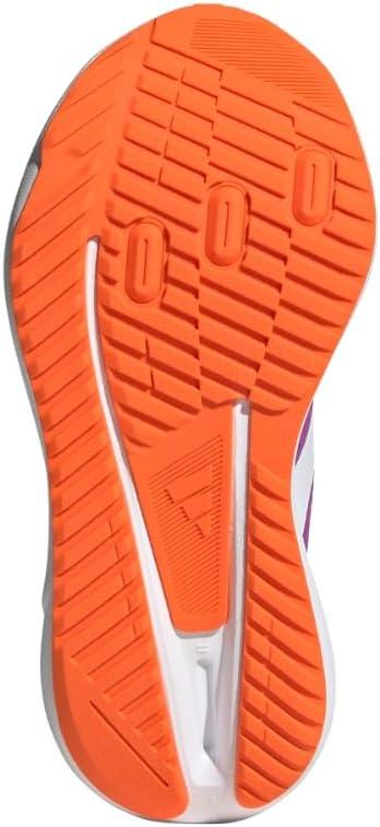 imageadidas Kids Duramo SL Elastic Lace SneakerPurple BurstWhiteImpact Orange