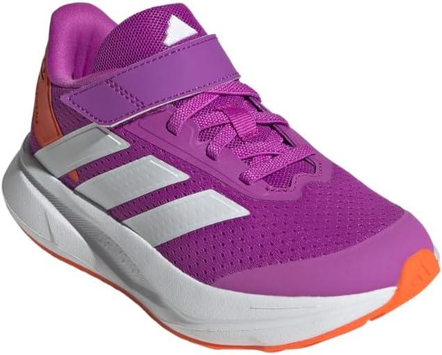 imageadidas Kids Duramo SL Elastic Lace SneakerPurple BurstWhiteImpact Orange