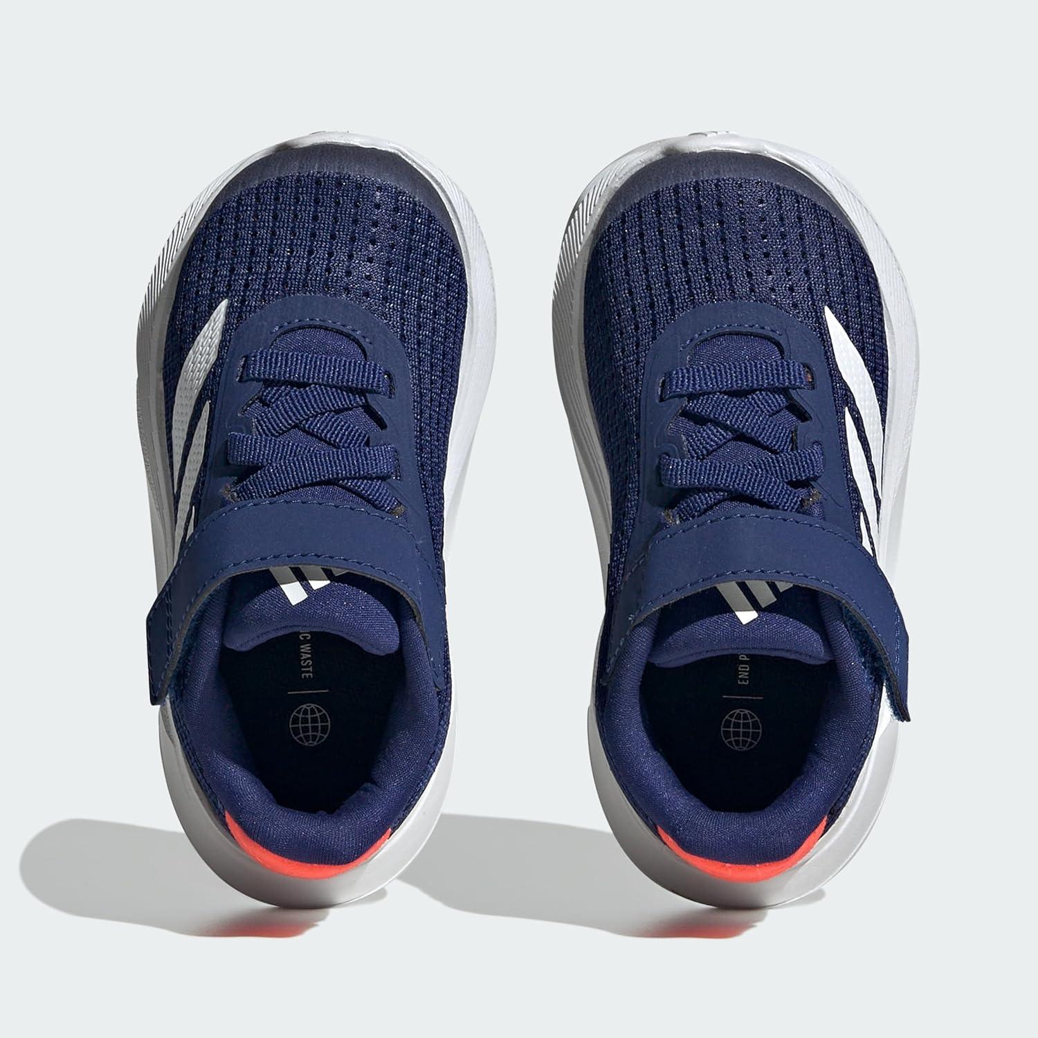 imageadidas Kids Duramo SL Elastic Lace SneakerVictory BlueWhiteSolar Red