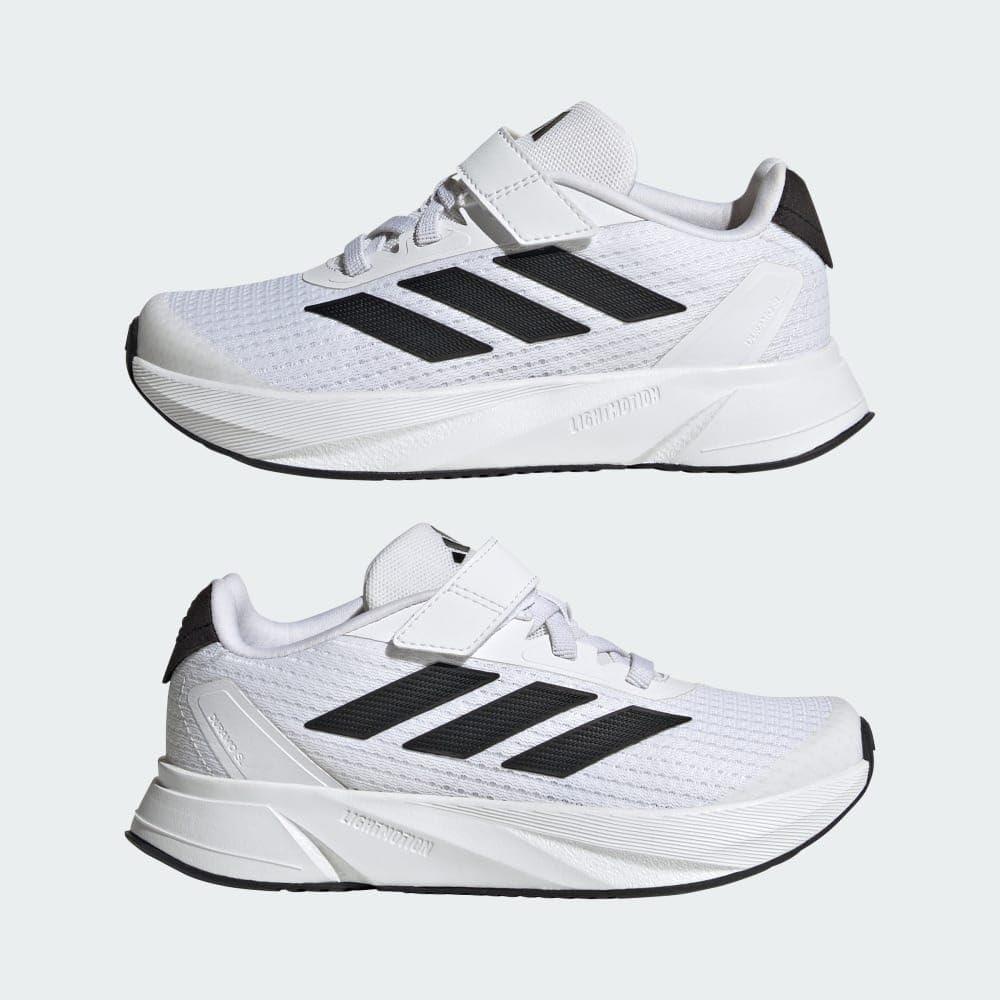 imageadidas Kids Duramo SL Elastic Lace SneakerWhiteCore BlackGrey