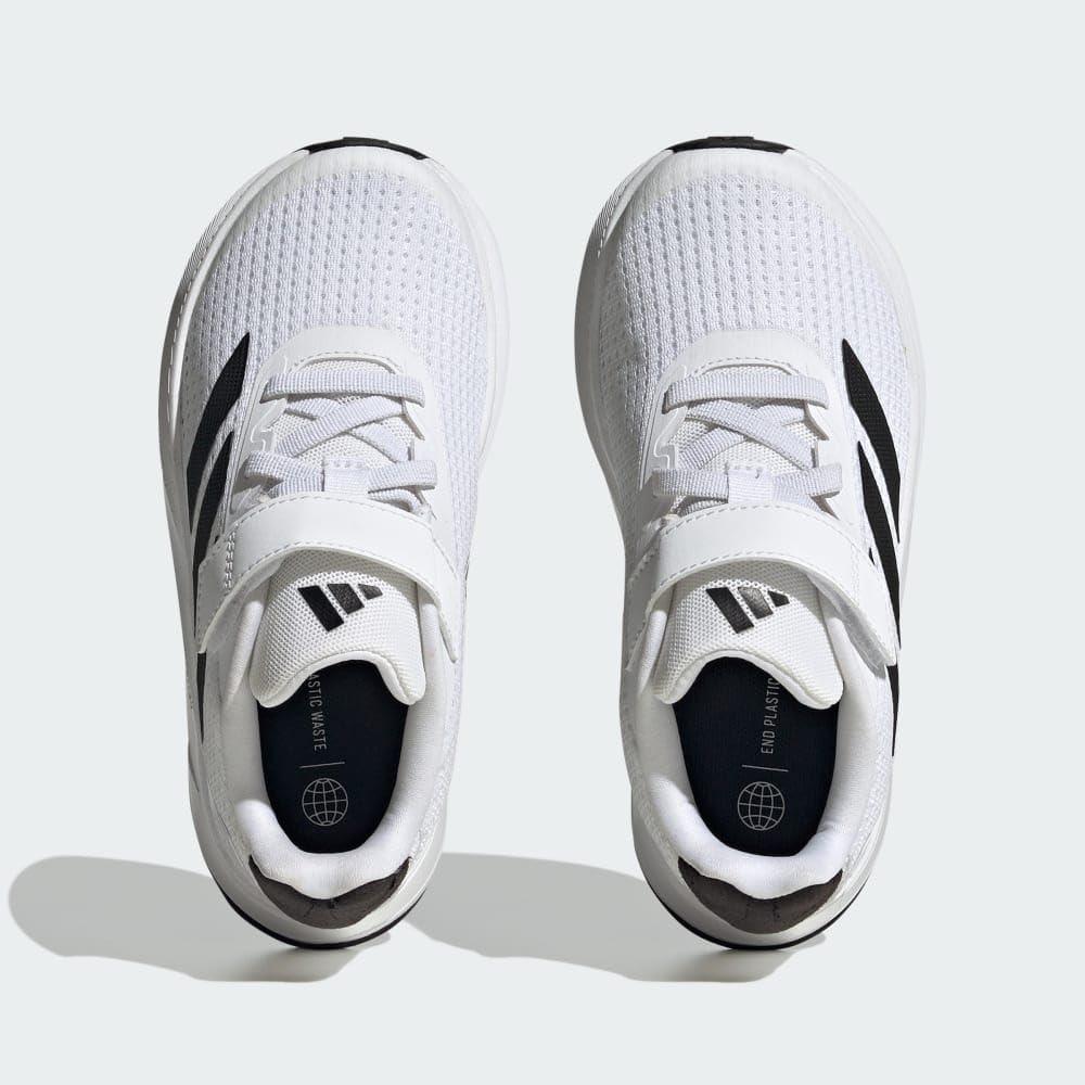 imageadidas Kids Duramo SL Elastic Lace SneakerWhiteCore BlackGrey