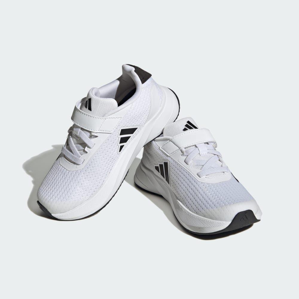 imageadidas Kids Duramo SL Elastic Lace SneakerWhiteCore BlackGrey