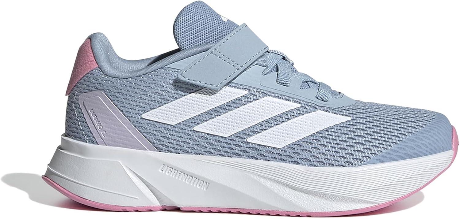 imageadidas Kids Duramo SL Elastic Lace SneakerWonder BlueWhitePink