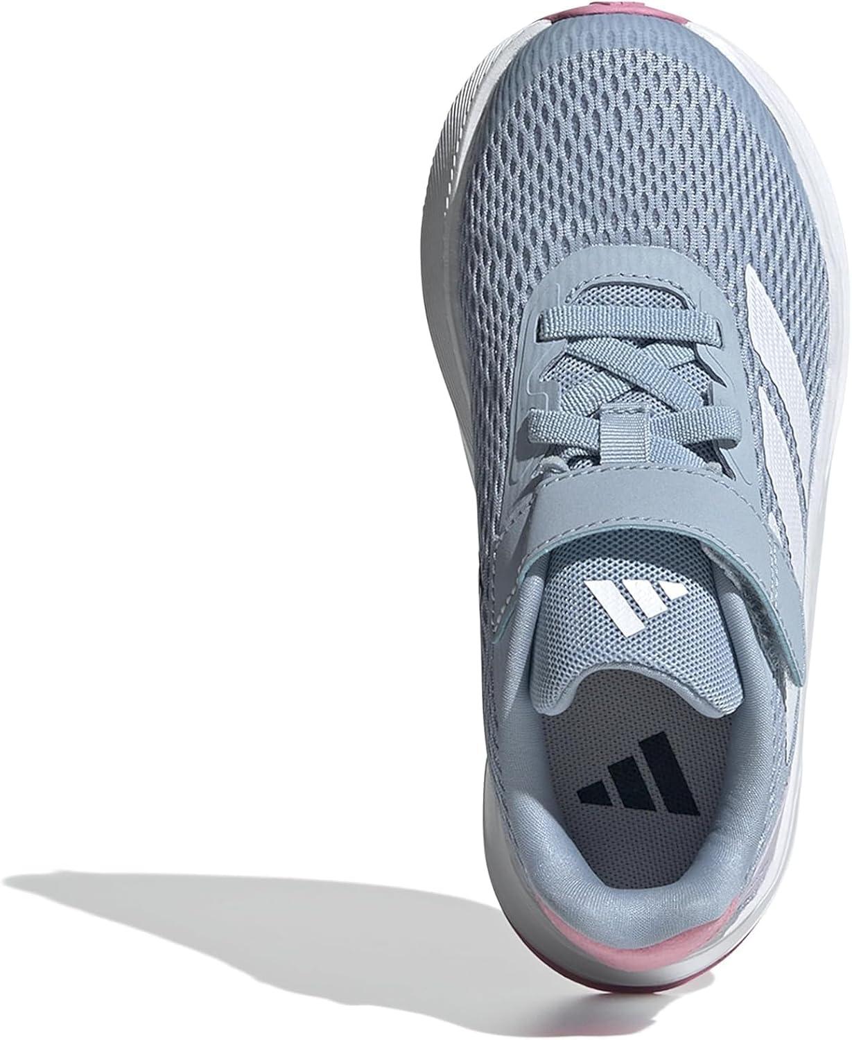 imageadidas Kids Duramo SL Elastic Lace SneakerWonder BlueWhitePink