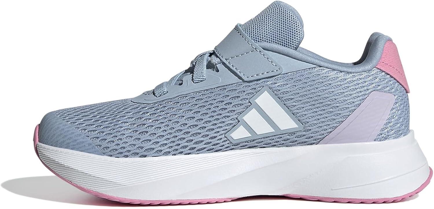 imageadidas Kids Duramo SL Elastic Lace SneakerWonder BlueWhitePink
