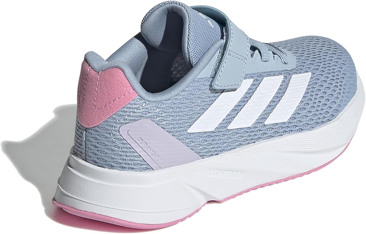 imageadidas Kids Duramo SL Elastic Lace SneakerWonder BlueWhitePink