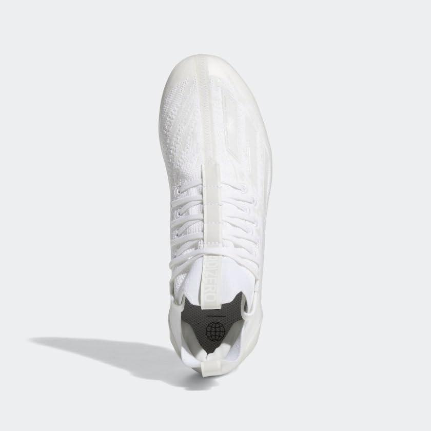 imageadidas Mens Adizero Football CleatsCloud WhiteCloud WhiteSilver Metal