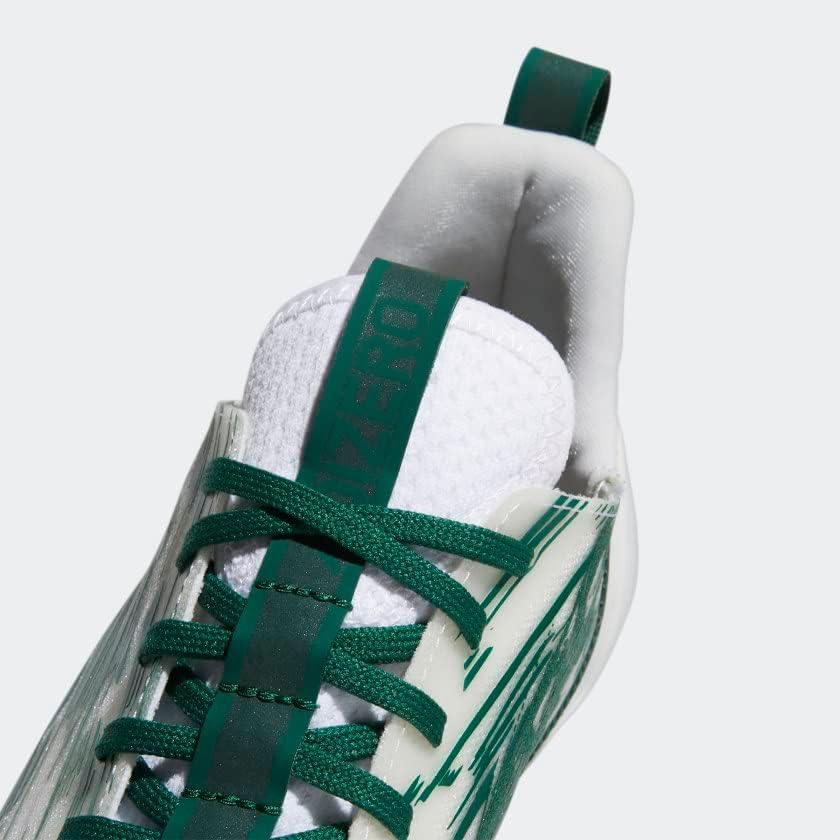imageadidas Mens Adizero Football CleatsCloud WhiteDark GreenCloud White