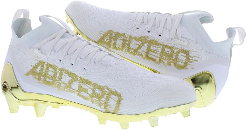 imageadidas Mens Adizero Football CleatsCloud WhiteGold MetallicCloud WhitewhiteChalk White
