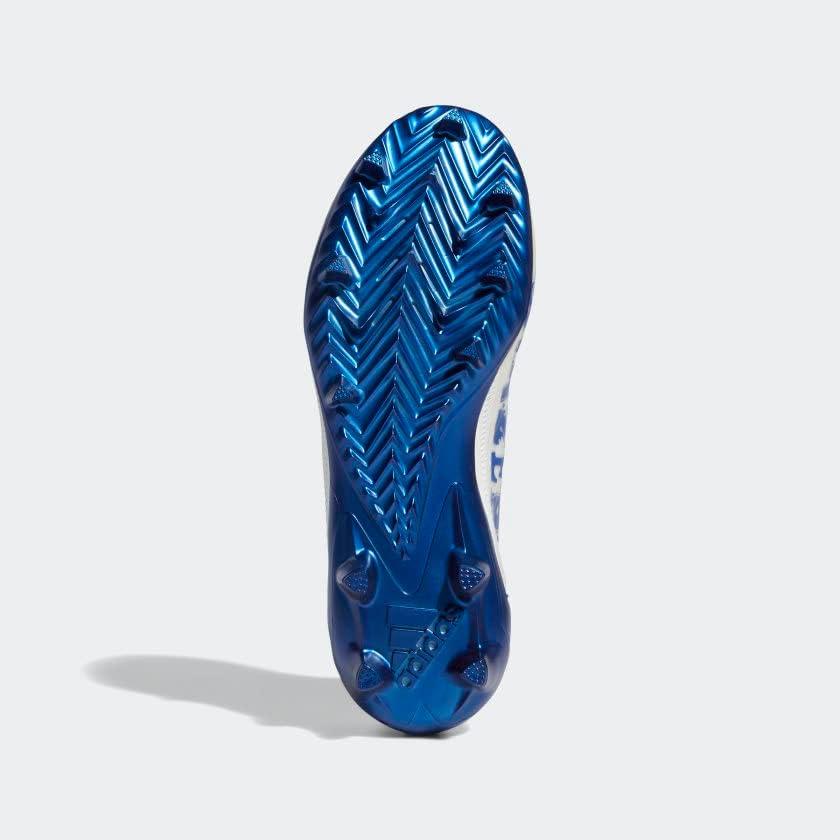 imageadidas Mens Adizero Football CleatsCloud WhiteRoyal BlueCloud White