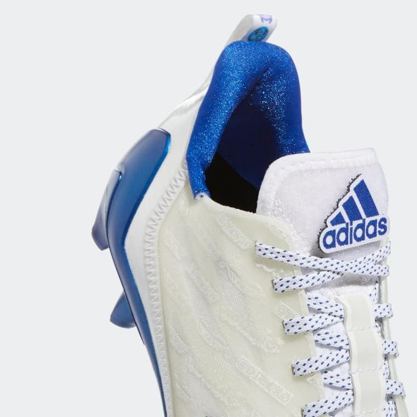 imageadidas Mens Adizero Football CleatsCloud WhiteRoyal BlueCloud White