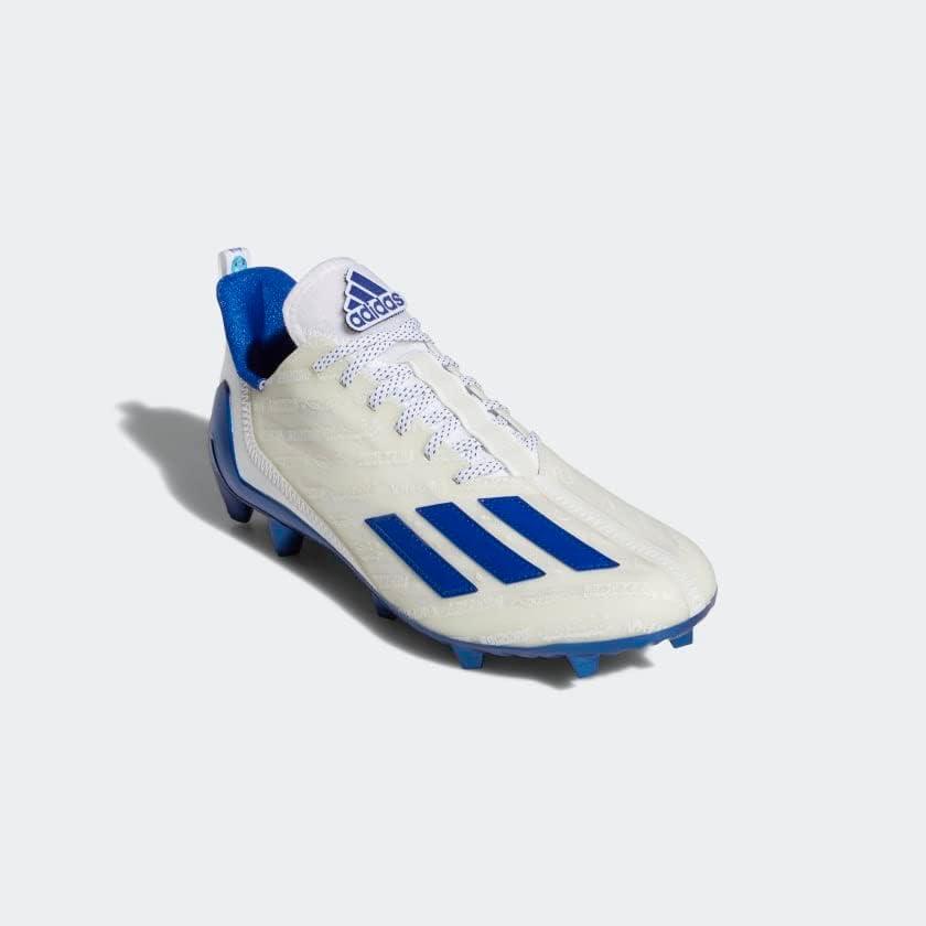 imageadidas Mens Adizero Football CleatsCloud WhiteRoyal BlueCloud White