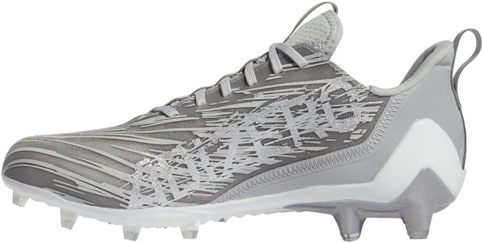 imageadidas Mens Adizero Football CleatsGreySilver MetallicWhite