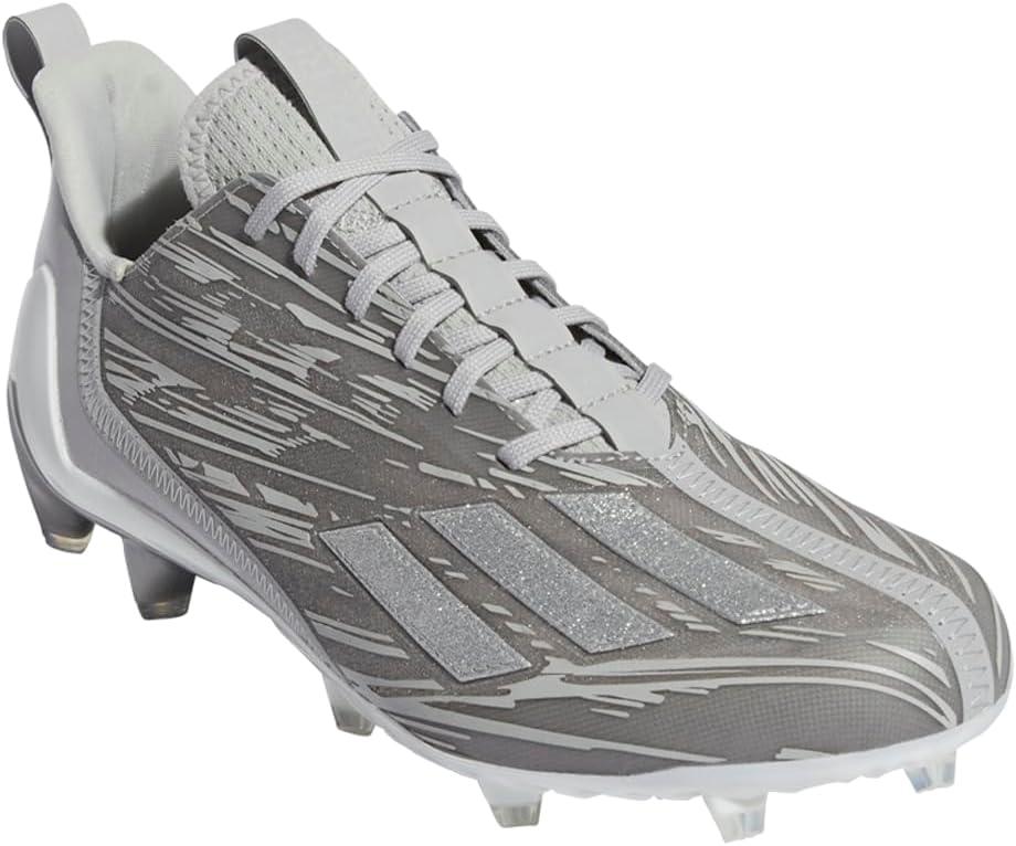 imageadidas Mens Adizero Football CleatsGreySilver MetallicWhite