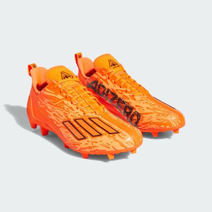 imageadidas Mens Adizero Football CleatsSolar OrangeCore BlackOrange