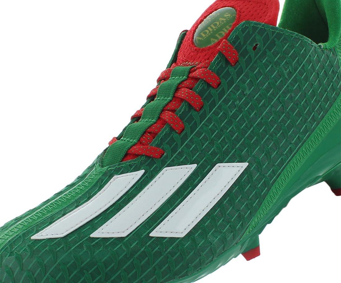 imageadidas Mens Adizero Football CleatsTeam GreenCloud WhiteVivid Red