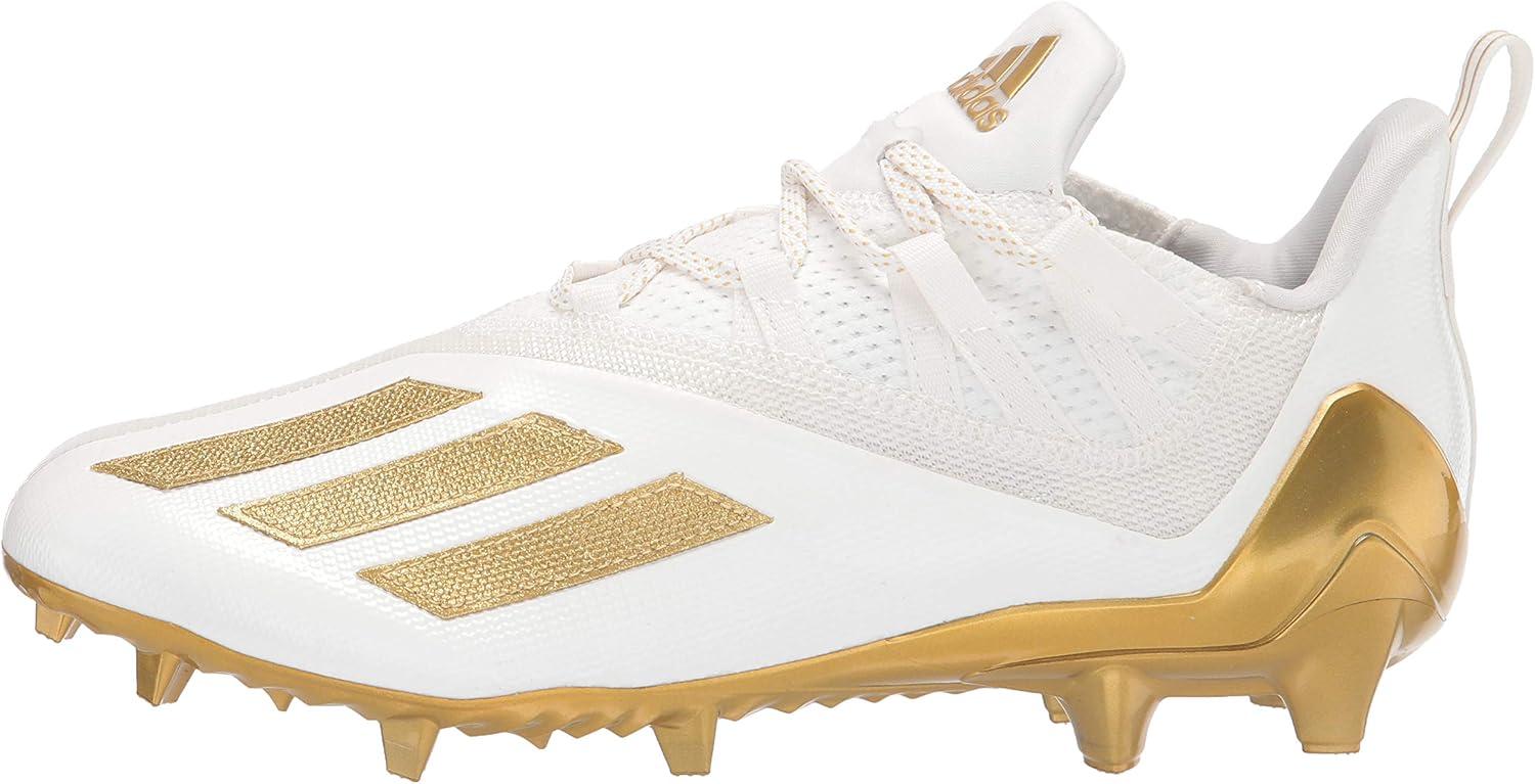 imageadidas Mens Adizero Football CleatsWhiteGold MetallicCore White
