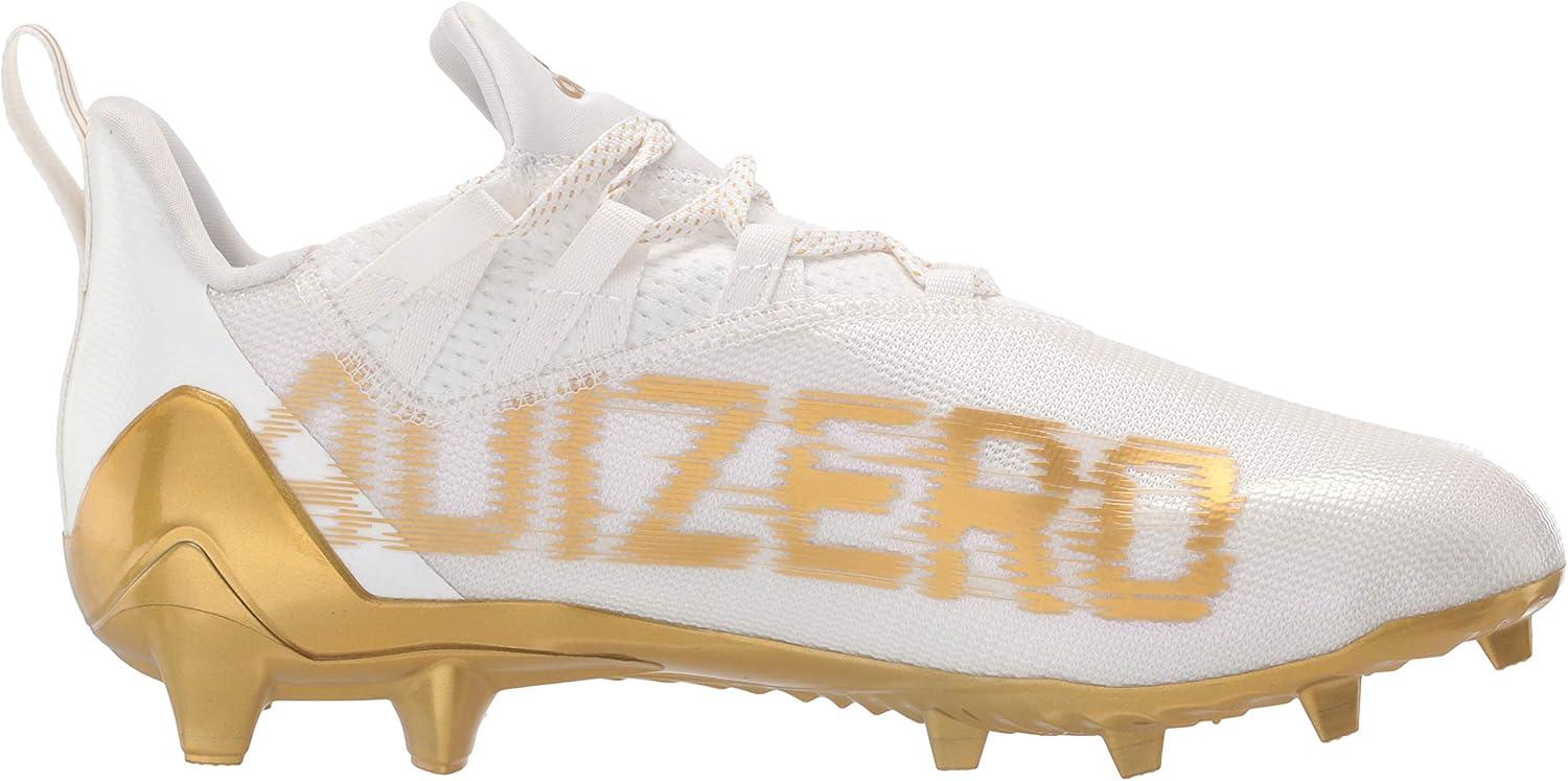 imageadidas Mens Adizero Football CleatsWhiteGold MetallicCore White